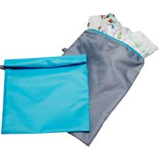 Wet-To-Go Zipped Nappy Bags Set Pink