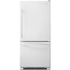 Amana 18 Cu Ft Bottom-Freezer Refrigerator White