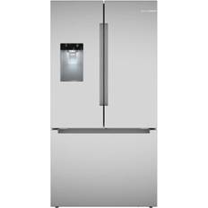 Bosch Fridge Freezers Bosch 100 Series French Door Refrigerator 36 Inch Stainless Steel, White