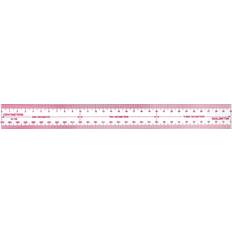 Metric Ruler 30cm Transparent M-108