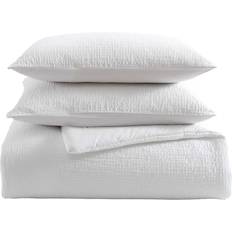 Bedspreads Vera Wang Puckered Textured Comforter Set Queen 3 Pc Bedspread White
