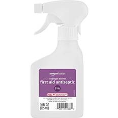 First Aid Amazon Basics Isopropyl Alcohol First Aid Antiseptic Spray Bottle 10 Fluid Ounces 1-Pack