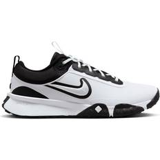Black Baseball Shoes Nike Men's Air Diamond Varsity Turf Baseball Cleats Black/White, 11 Adult Baseball