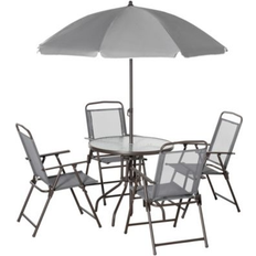 Patio Furniture Simplie Fun 6 Piece for 4 Patio Dining Set