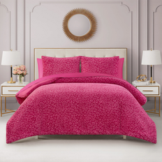 Juicy Couture Cheetah Feathered Comforter Set Twin/Twin XL Bedspread Pink
