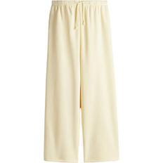 Geel Broeken & Shorts H&M Wide-Leg Joggers - Light yellow