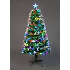 Astoria Grand Flowers Fibre Optic LED Pre-Lit 5 ft Christmas Tree