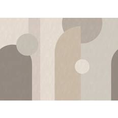 Beige Wall Decor Art for the Home Curve and Arch Mural 400cm L x 280cm W Wall Decor