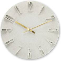 Beige Vægure Hama Corfu Rund Beige Batteri AA Vægur