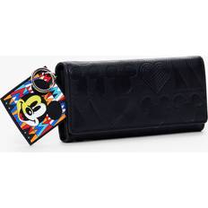 Wallets & Key Holders Desigual Portefeuille Imprimé Effet Cuir - Noir