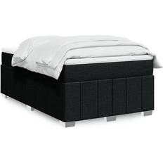 vidaXL Ramsäng Med Madrass Svart 120x190 cm Kontinentalsäng