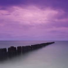 Purple Pier Mural 250cm H x 318cm W