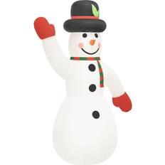 Articles de Fête vidaXL Bonhomme de neige gonflable de Noël avec LED 805 cm