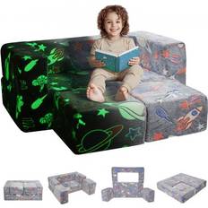 Modular Kids Legesofa 4 Stk DIY Glow