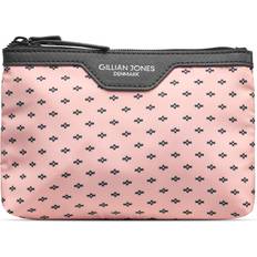 Svarte Sminkevesker Gillian Jones Makeup Purse - Rose/Black Print