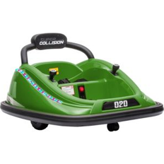 Aosom 12V Kids Bumper Car Green