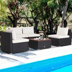 Garden & Outdoor Furniture Latitude Run 5 Pcs Patio Furniture Outdoor Lounge Set