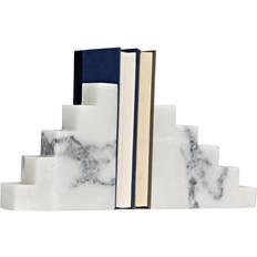 Marble Decorative Items Noir Step Bookends 7.5 H x 14.0 W x 2.5 D Decorative Item