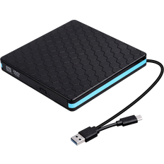 Ekstern dvd drev Evermart USB-C USB-A Ekstern DVD Drev