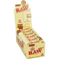 Rolling Papers Raw Organic Hemp Rolls 12pcs Display 3m