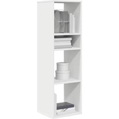 Hvid - Spånplade Boghylder vidaXL 34 x 31 x 112 cm Konstrueret Træ Hvid Bogreol