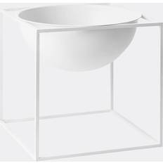 Audo Copenhagen Kubus Bowl Hvid Stor 23 x 23 cm Skål 23cm
