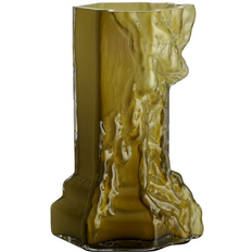 Kosta Boda Vaser Kosta Boda Rocky Baroque 35 cm Olive Vase