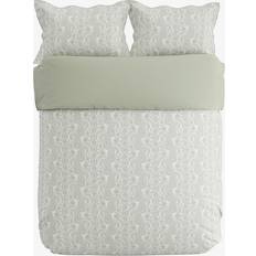 Gröna - Silke Påslakan V&A Silk Road Paisley Cotton Set Light Green Duvet Cover Green