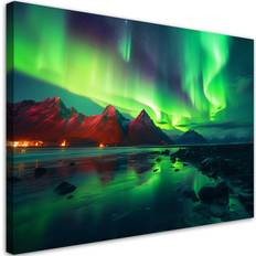 Aurora Borealis Nature Canvas Print Bild