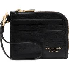 Wrist Strap Card Cases Kate Spade Devin Saffiano Leather Coin Card Case - Black