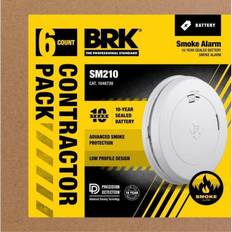 Fire Alarms BRK Battery-Powered Photoelectric Smoke Detector