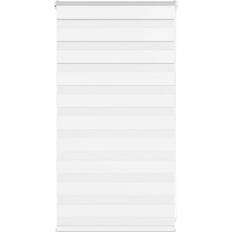 Gardiner & Tilbehør vidaXL Zebragardin Hvid 85x100 cm Stofbredde 80,9 cm Polyester