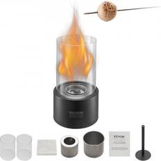 VEVOR Tabletop Fire Pit 6 Inch Metal Fireplace