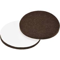 Brown Accessories Cleaning Equipments Uxcell Felt Furniture Pads 75mm Dia Set of 4