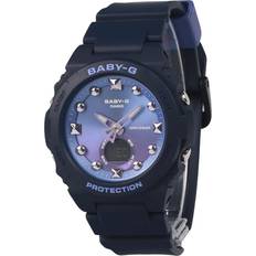 Purple Wrist Watches Casio Baby-G Violet Dial Quartz Watch BGA-320-2A