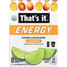That's It Organic Mini Bars Mango Lime Blends 6 Bars 0.7 oz