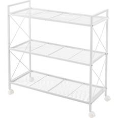 Songmics Shelving Systems Songmics 3-Tier Metal Storage Rack 31.5-Inch Shelving System