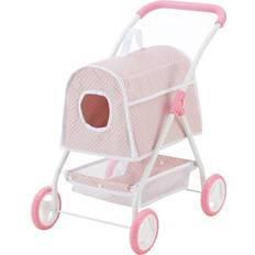 Polka Dots Princess Doll Animal Stroller
