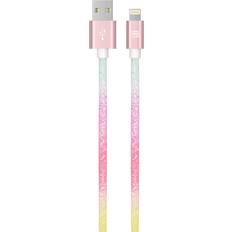 Mobile Phone Cleaning Lax Gadgets Glitter Nylon Braided [Apple MFi Certified] Fast Charger iPhone Lightning Cable, iPhone Cord Compatible with iPhone 14/13 /12/11 Pro Max/XS MAX/XR/XS/X/8/7/SE/6S/ iPad & More (10FT-Pastel RBOW)