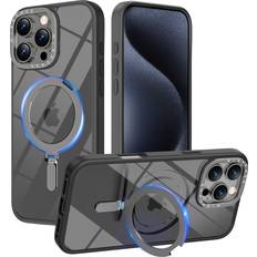 Miracase 2024 Magnetic for iPhone 16 Pro Max Case with Stand 6.9'' [Compatible with MagSafe] Shockproof Phone Case for iPhone 16 ProMax with Flexible & Reliable Built-in Kickstand, Black