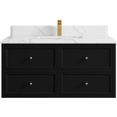 Willow Collections Roswell Floating 42 Inch Bathroom Vanity