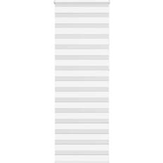 Gardiner & Tillbehör vidaXL Rullgardin Zebra Vit 85x230 cm Tyg Bredd 80,9 cm Polyester