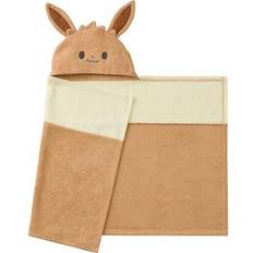 Pokémon Sköta & Bada Pokémon Monpoke Eevee Hooded Bath Towel Brown