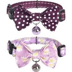 Dogness Cat Collar Set of 2 Pcs