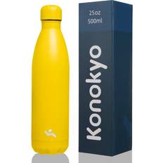 Yellow Water Canisters Kono kyo Insulated Water Bottles 25 oz