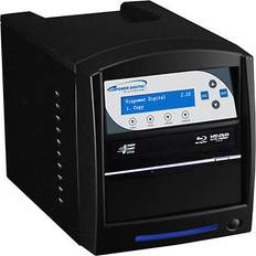 Black Optical Drives SharkBlu Blu-ray DVD CD Duplicator S1T-BK