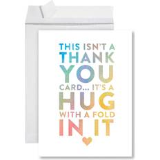 Anniversary Cards & Invitations Andaz Press Funny Jumbo Thank You Card 8.5 x 11 Inch