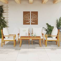 Garden & Outdoor Furniture Alpen Home 5 Piece Garden With Cushions Outdoor Lounge Set