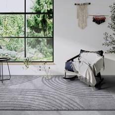 Elle Decoration Light Grey Gallery Striped Area Rug 80 x 120 cm