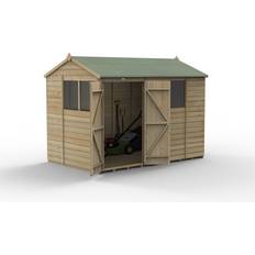 Forest Garden Beckwood Reverse Apex Shed 10 x 6 ft (Building Area )
